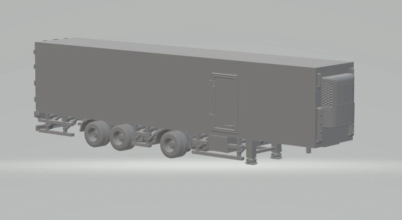 Argentine styler trailer box 3D Print Model .c4d .max .obj .3ds .fbx .stl .blend