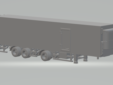 Argentine styler trailer box Modèles 3D en vedette