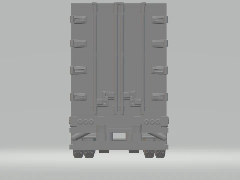 Argentine styler trailer box 3D Print Model
