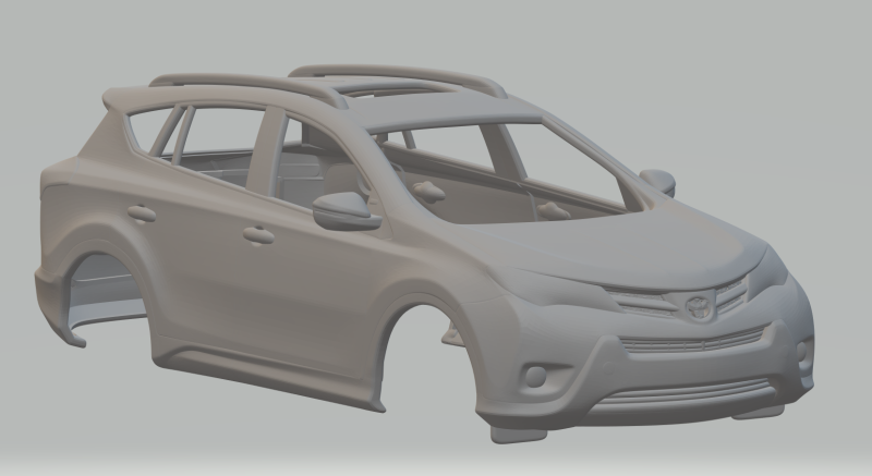 Toyota rav 4 Modelo de impresión 3D .c4d .max .obj .3ds .fbx .stl .blend 