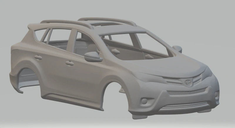 Toyota rav 4 3D Print Model .c4d .max .obj .3ds .fbx .stl .blend 