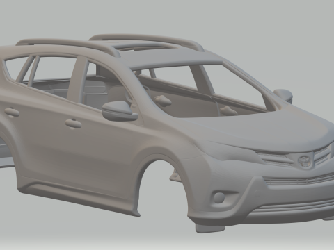 Toyota rav 4 3Dプリントモデル
