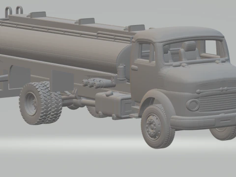 Mercedes 1111 tank 3D Print Model