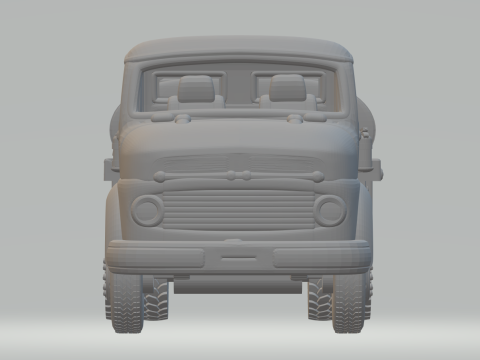 Mercedes 1111 tank 3D Print Model