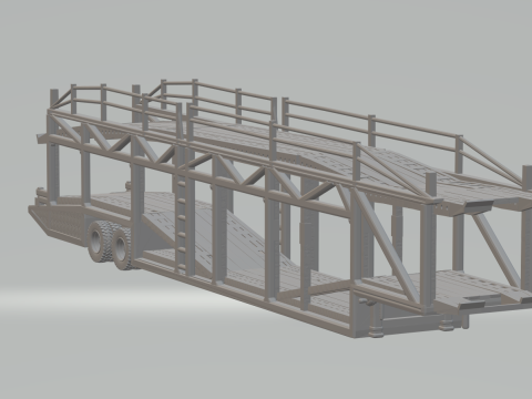 VEHICLE TRANSPORT TRAILER brazil 3D प्रिंट मॉडल