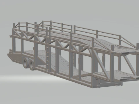TRASPORTO VEICOLO RIMORCHIO brasile Modello di stampa 3D