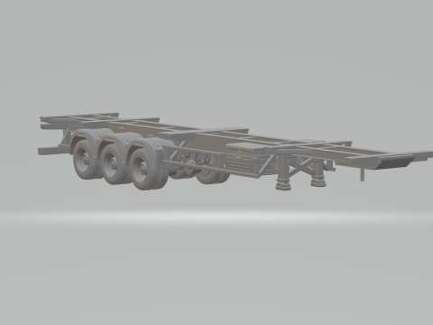 TRANSPORT TRAILER contanierbrazil 3D Принт Модель