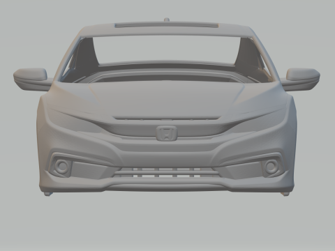 Honda civic coupe 3D 打印模型