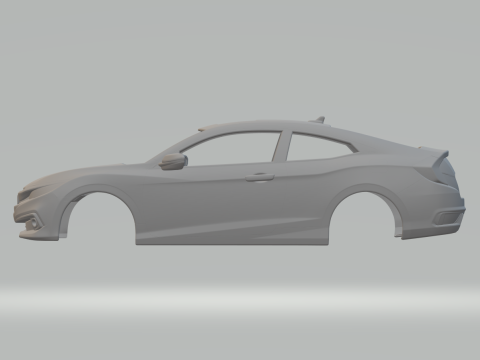 Honda civic coupe 3D 打印模型