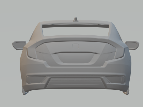 Honda civic coupe 3D 打印模型