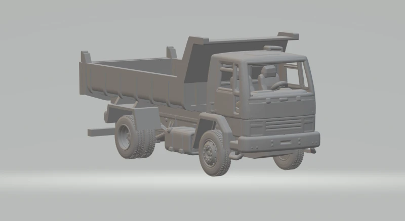 Cargo dumper 1990 3D Print Model .c4d .max .obj .3ds .fbx .stl .blend 