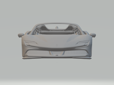 Ferrari sf90 spyder 3D-printmodel