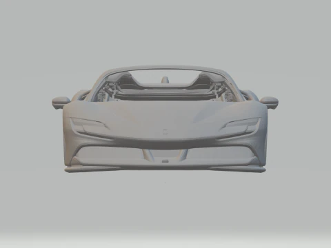 Ferrari sf90 spyder 3D Print Model