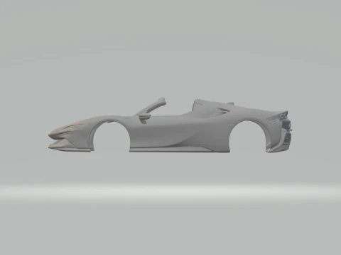 Ferrari sf90 spyder 3D Print Model