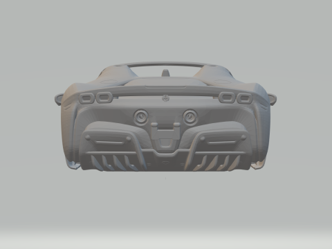 Ferrari sf90 spyder 3D-printmodel