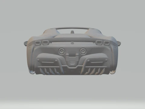 Ferrari sf90 spyder 3D Print Model