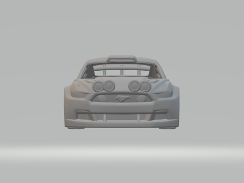 Mustang race car 3D Baskı Modeli