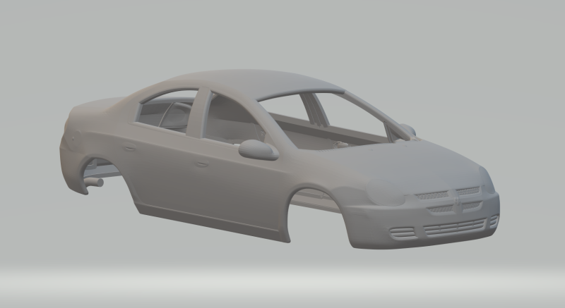 Dodge neon 3D Druckmodell .c4d .max .obj .3ds .fbx .stl .blend