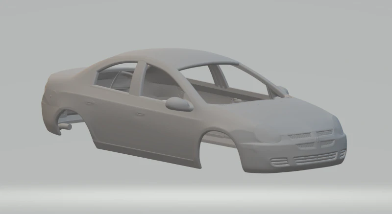 Dodge neon 3D Print Model .c4d .max .obj .3ds .fbx .stl .blend