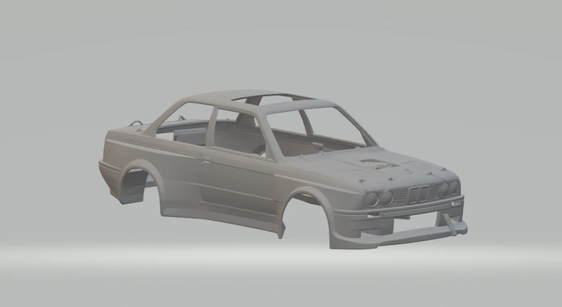 M3 drift car 3D Print Model .c4d .max .obj .3ds .fbx .stl .blend 