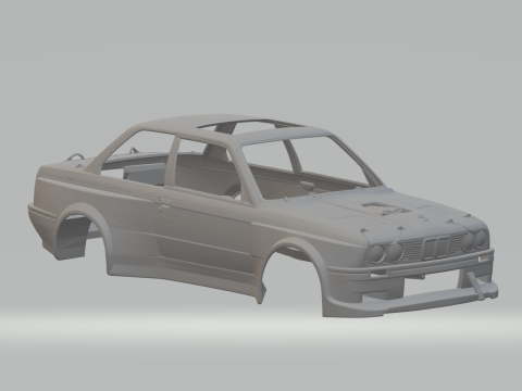 M3 drift car Modèles 3D en vedette