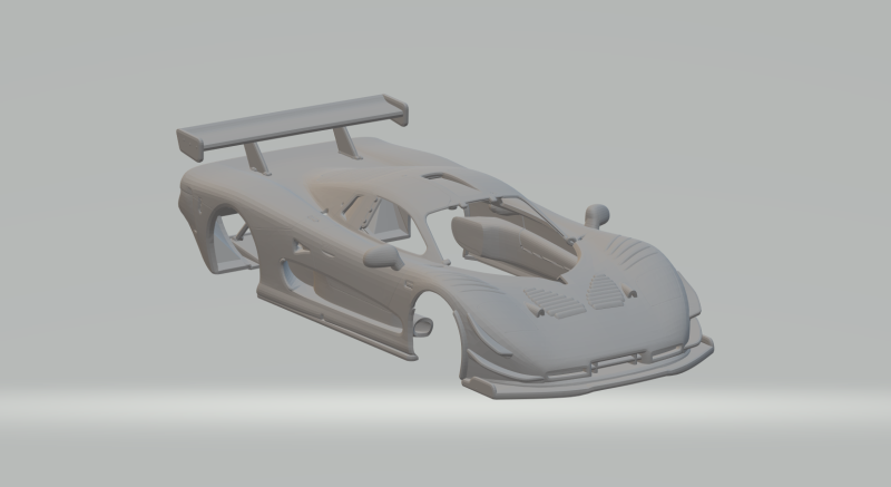 Mosler race car 3D 打印模型 .c4d .max .obj .3ds .fbx .stl .blend 