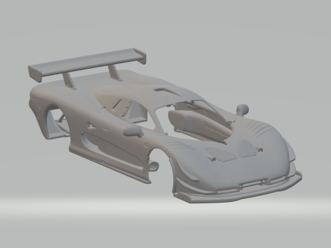 Mosler race car Modelo de impresión 3D