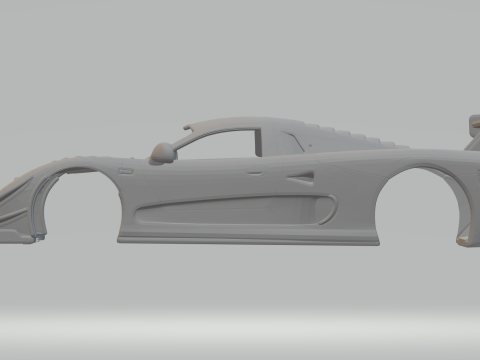 Mosler race car 3D 打印模型