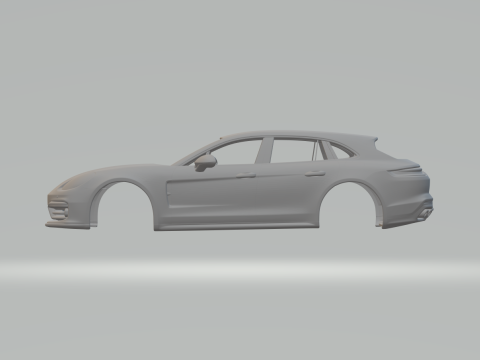 Porsche Panamera Sport Turismo Modelo de Impressão 3D