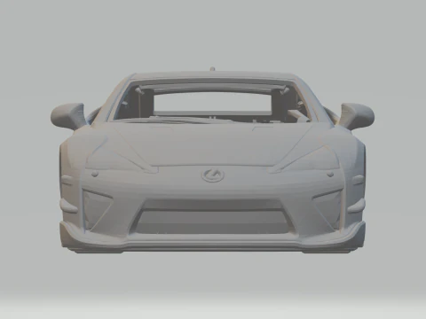 Lexus LFA Nrburgring 3D Print Model