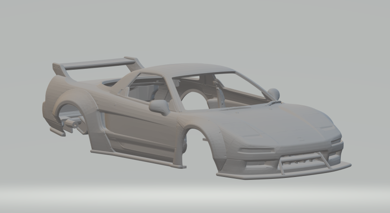 Honda nsw lbw 3Dプリントモデル .c4d .max .obj .3ds .fbx .stl .blend