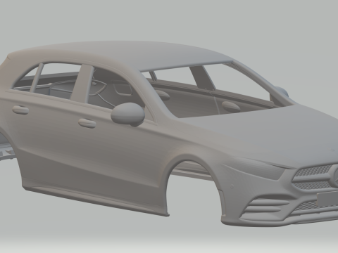 Mercedes Benz A Class 3D Print Model