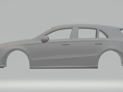 Mercedes Benz A Class 3D-printmodel