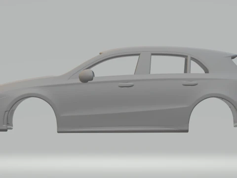 Mercedes Benz A Class 3D Print Model