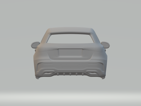 Mercedes Benz A Class 3D-printmodel