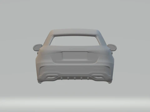 Mercedes Benz A Class 3D Print Model