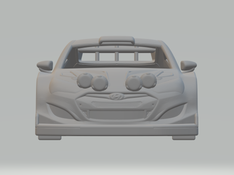 Hyundai coupe rally car 3D Принт Модель