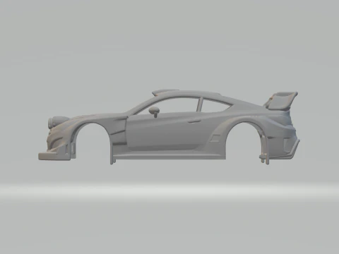 Hyundai coupe rally car 3D Print Model