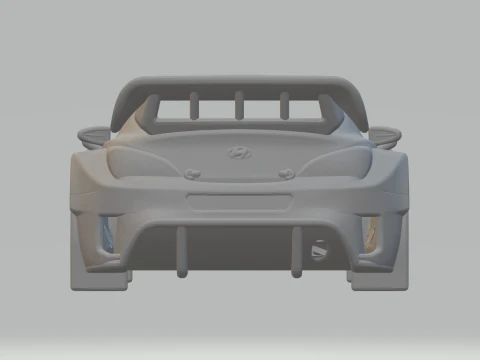 Hyundai coupe rally car 3D Print Model