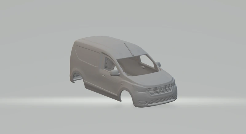DACIA DOKKER 3D Print Model .c4d .max .obj .3ds .fbx .stl .blend 