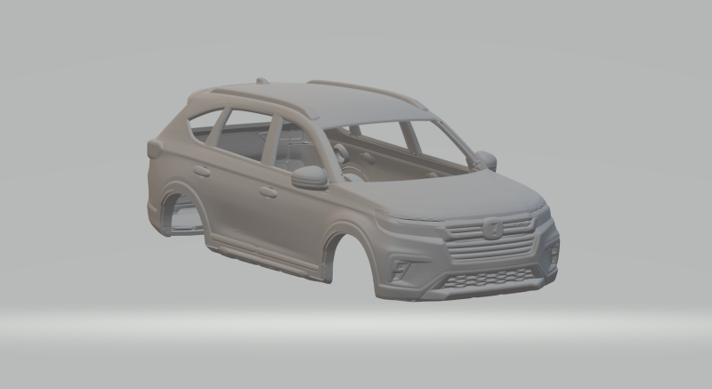 Honda br-v 3D Print Model .c4d .max .obj .3ds .fbx .stl .blend 
