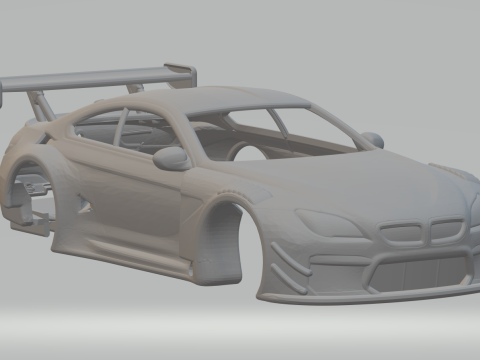 M6 gt race car Modelo de Impressão 3D