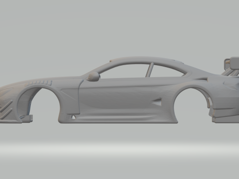 M6 gt race car 3D Print Model