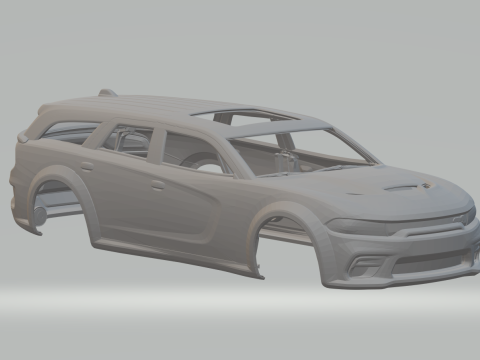 Dodge charger wagon 3D Baskı Modeli