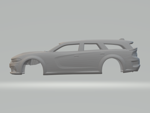Dodge charger wagon 3D प्रिंट मॉडल