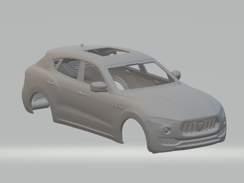 Maserati levante gt 3Dプリントモデル