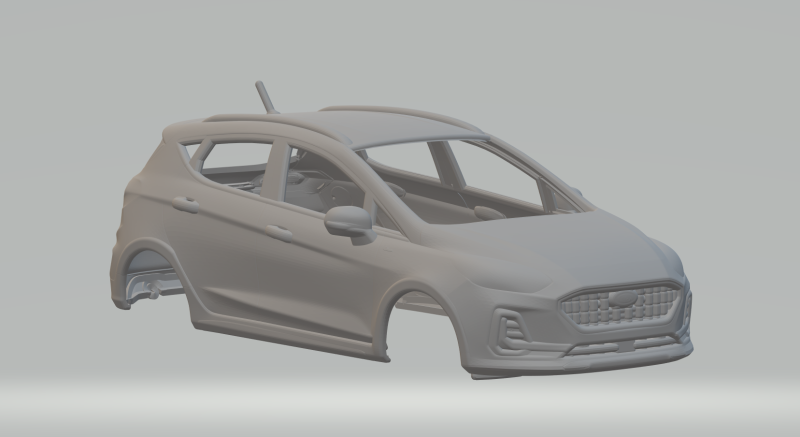 Fiesta active 3D 프린트 모델 .c4d .max .obj .3ds .fbx .stl .blend 