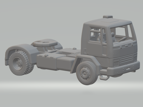 Cargo truck 3D प्रिंट मॉडल