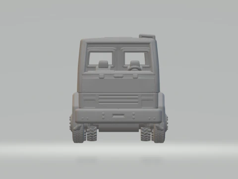 Cargo truck 3D Print Model