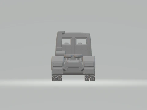 Cargo truck 3D Print Model